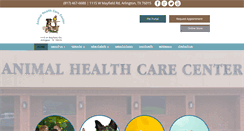 Desktop Screenshot of animalcarearlington.com